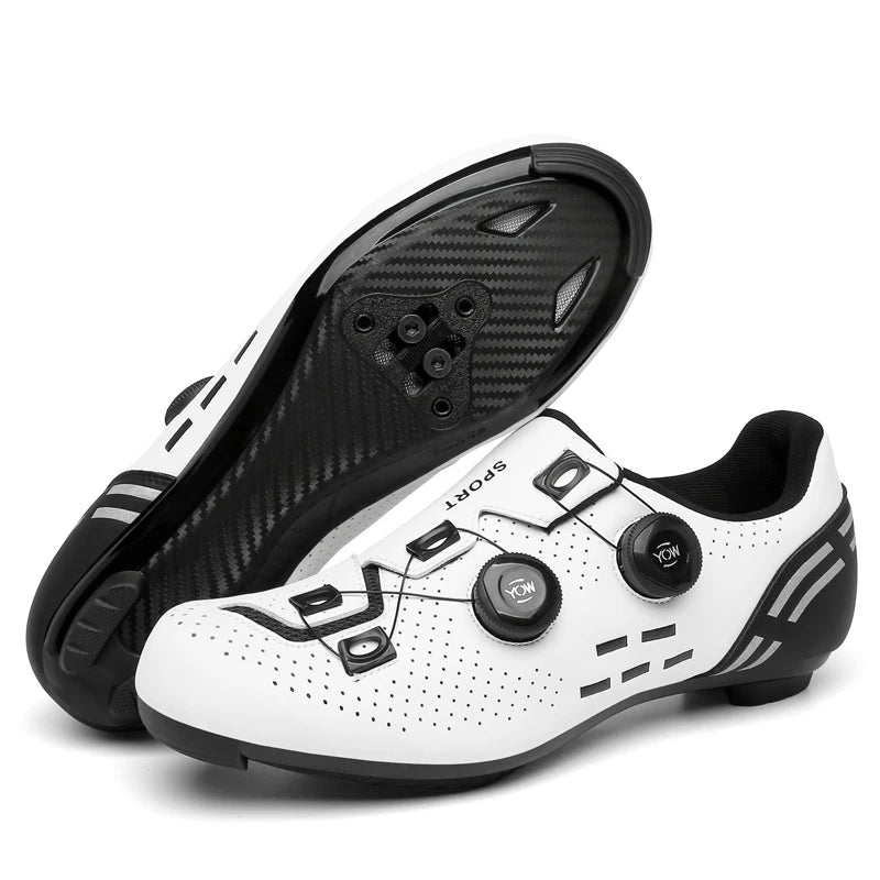 Mens Cycling Shoes Anti-slip Mountain Bike Shoes Unisex Road Cycling Sneakers Racing Shoes Outdoor Womens Bicycle Sneakers Mtb