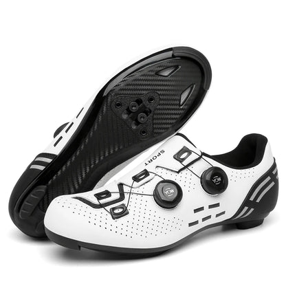 Mens Cycling Shoes Anti-slip Mountain Bike Shoes Unisex Road Cycling Sneakers Racing Shoes Outdoor Womens Bicycle Sneakers Mtb