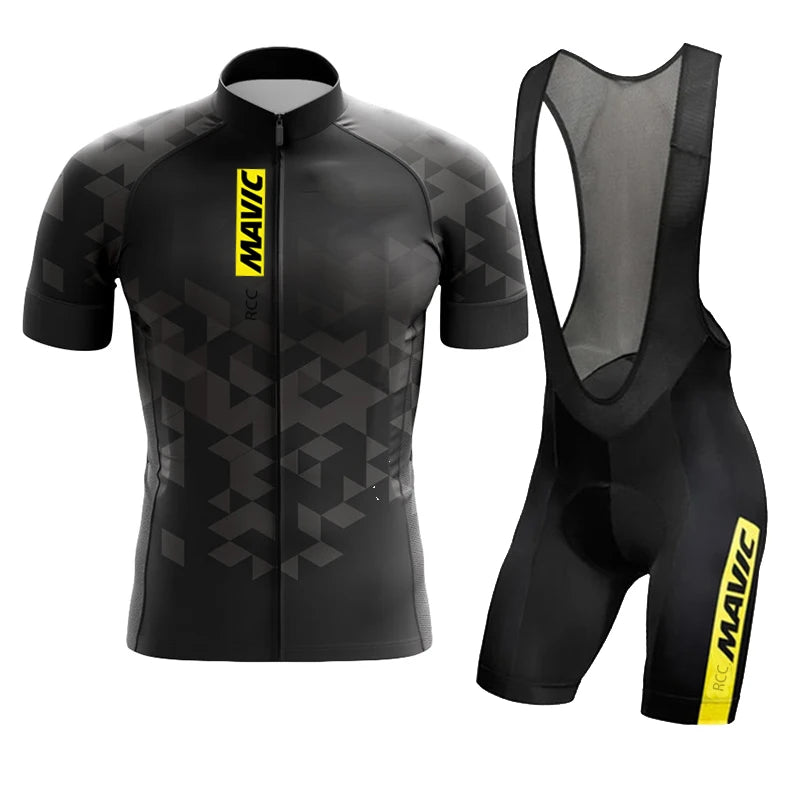 RCC MAVIC Pro Team Cycling Jersey Set Cycling Clothing Summer Road Bike Shirts Suit Bicycle Bib Shorts MTB Ropa Ciclismo Maillot