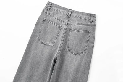 ETJ Wide-leg high-waisted jeans  women&