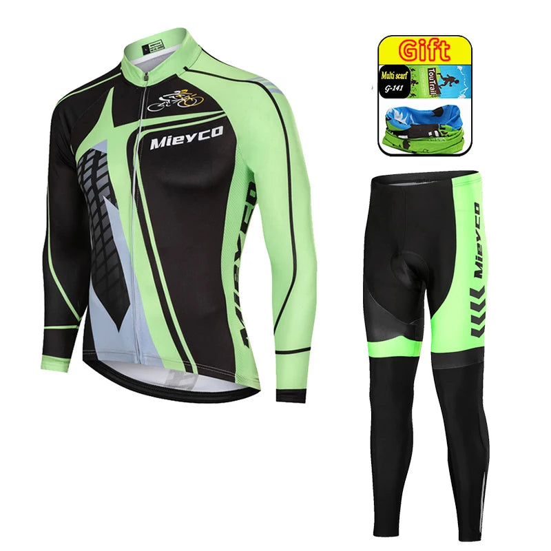 Pro Team Cycling Clothing Kit for Men, Racing Road Bike Clothes, MTB Uniform, Complete Bicycle Outfit, Skinsuit, 2025
