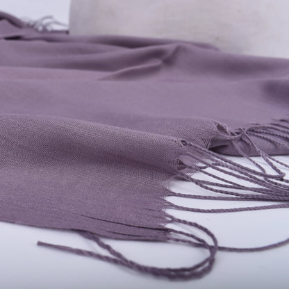 New autumn and winter solid color scarf for both men and women, 100g single color headscarf shawl