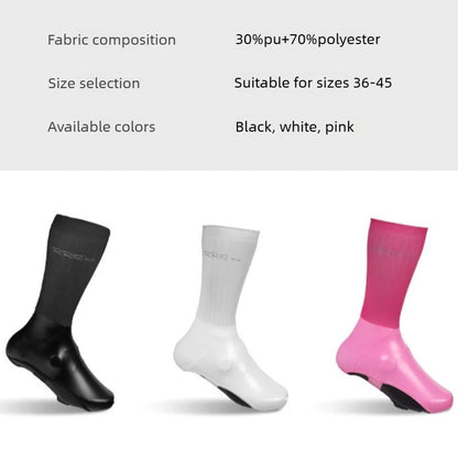 Cycling Shoe Covers for Mountain Road Bike Windproof Waterproof Breathable High Elasticity Professional Riding Shoe Covers