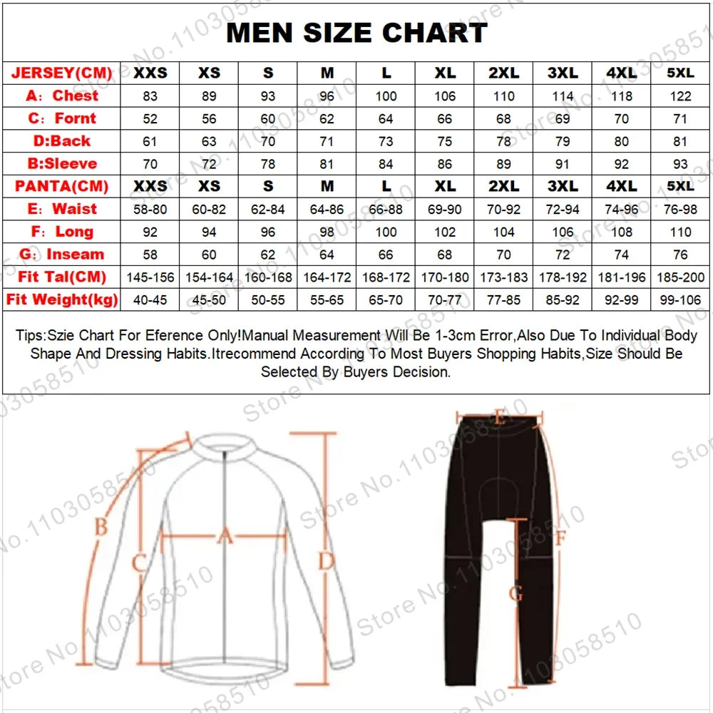 Winter Jacket Thermal Fleece Bicycle Clothes Men&