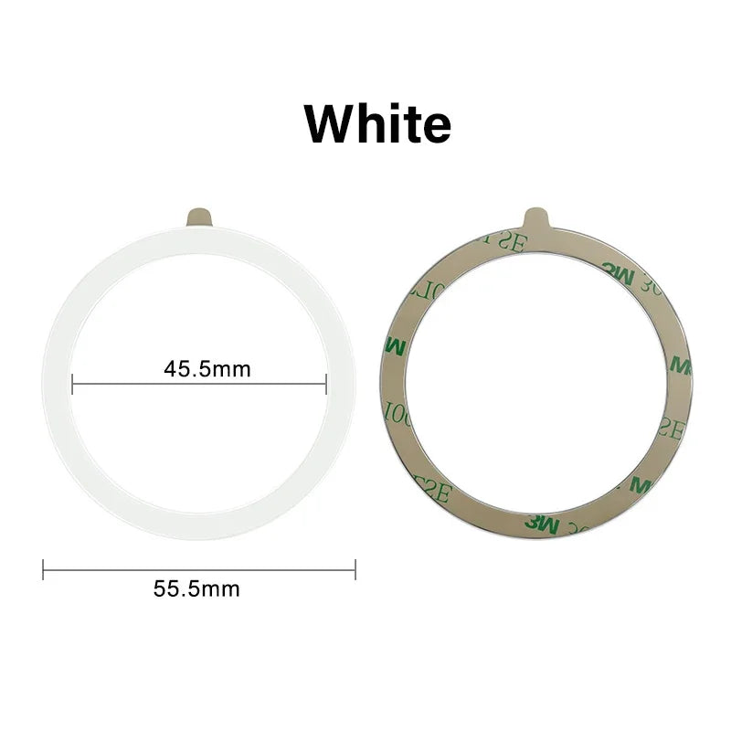 Universal Magnetic Mobile Phone Ring for Magsafe Accessories Metal Sticker Wireless Charger Iron Plate Sheet for iPhone 12 13 14