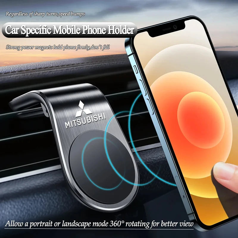 Car Mobile Metal Magnetic Car Phone Holder Accessories For Mitsubishi Star Mirage Jinxuan Galant Attrage Xpander Mirage Montero