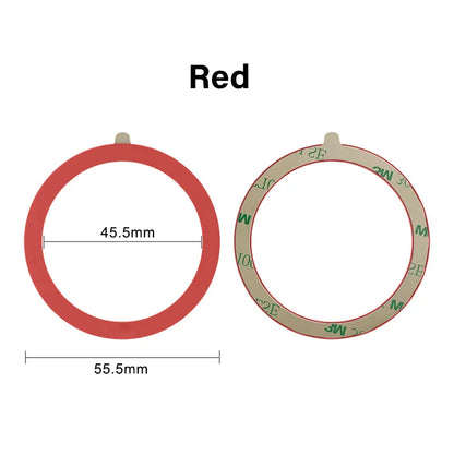 Universal Magnetic Mobile Phone Ring for Magsafe Accessories Metal Sticker Wireless Charger Iron Plate Sheet for iPhone 12 13 14