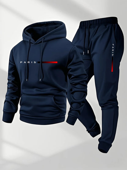 Printed sportswear set (men&