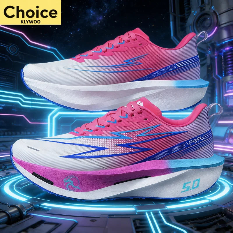 NEW Running Shoes Carbon Board Speciality Marathon Men Sports Breathable Lightweight Women&
