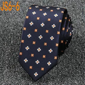 Fashion Ties for Men Accessories 6cm Fashion Business Wedding Classic Silk Tie Blue Black Red Men&