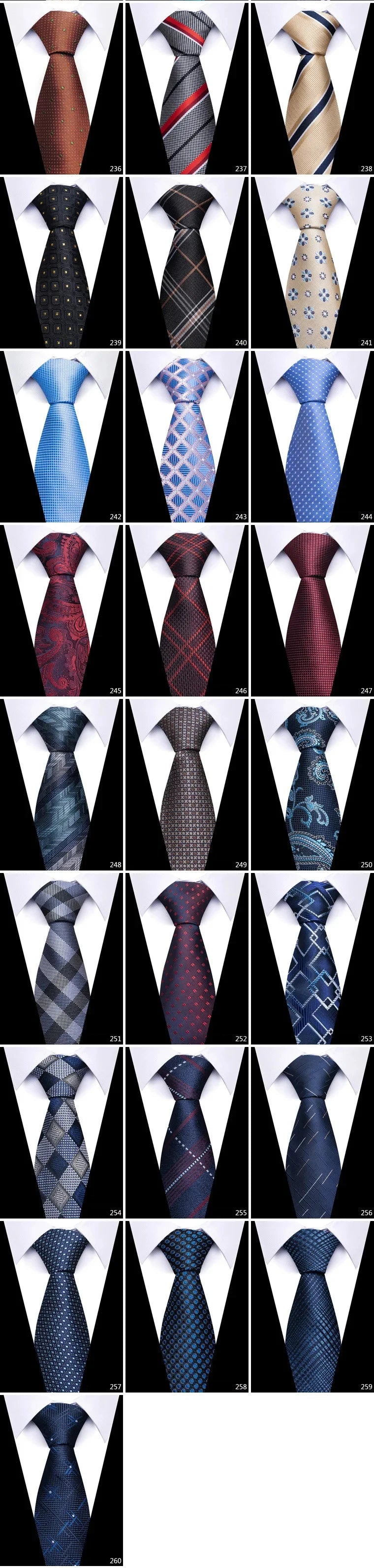 High-quality Wedding Ties For Men Fashion New Style Blue Strip Print Neckties Daily Office Apparel Accessories Gift For Man