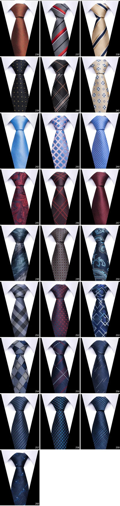 High-quality Wedding Ties For Men Fashion New Style Blue Strip Print Neckties Daily Office Apparel Accessories Gift For Man