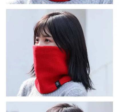 Knitted Neck Warmer Sports Scarf Fashion Soft Women Men Face Cover Winter Skating Running Hiking Scarves Thick Cold-proof Collar