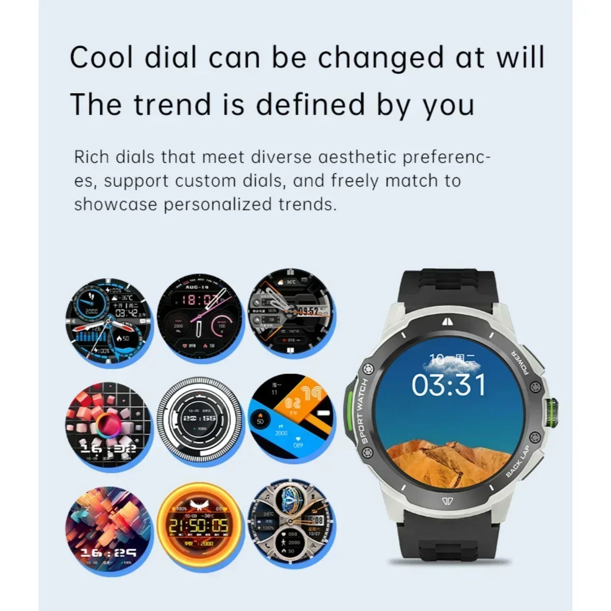 G15 Pro GPS Smart Watch 1.43 AMOLED Display Built-in Compass Barometric Altimeter Flashlight Voice Call Man Woman Smartwatch