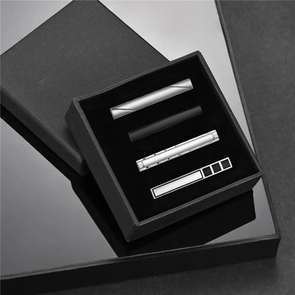Minimalist Tie Clip For Men Tie Clip To Man Shirt Business Party Gift Box Jewelry Men&
