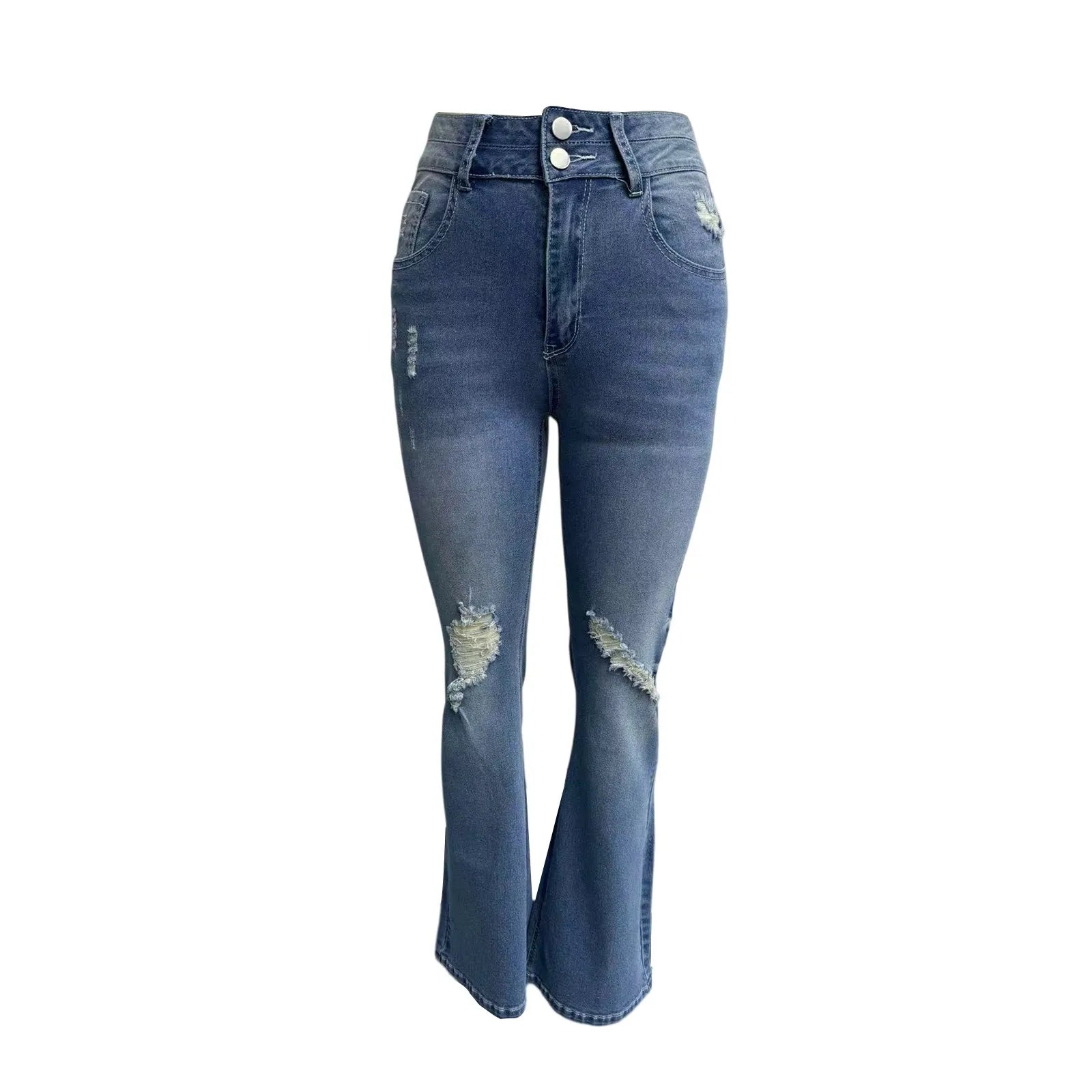 Flared Jeans For Women Bell Bottom Jeans For Women Straight Leg Jeans For Women Plus Size Work Pants Baggy Jeans Pantalones Muje