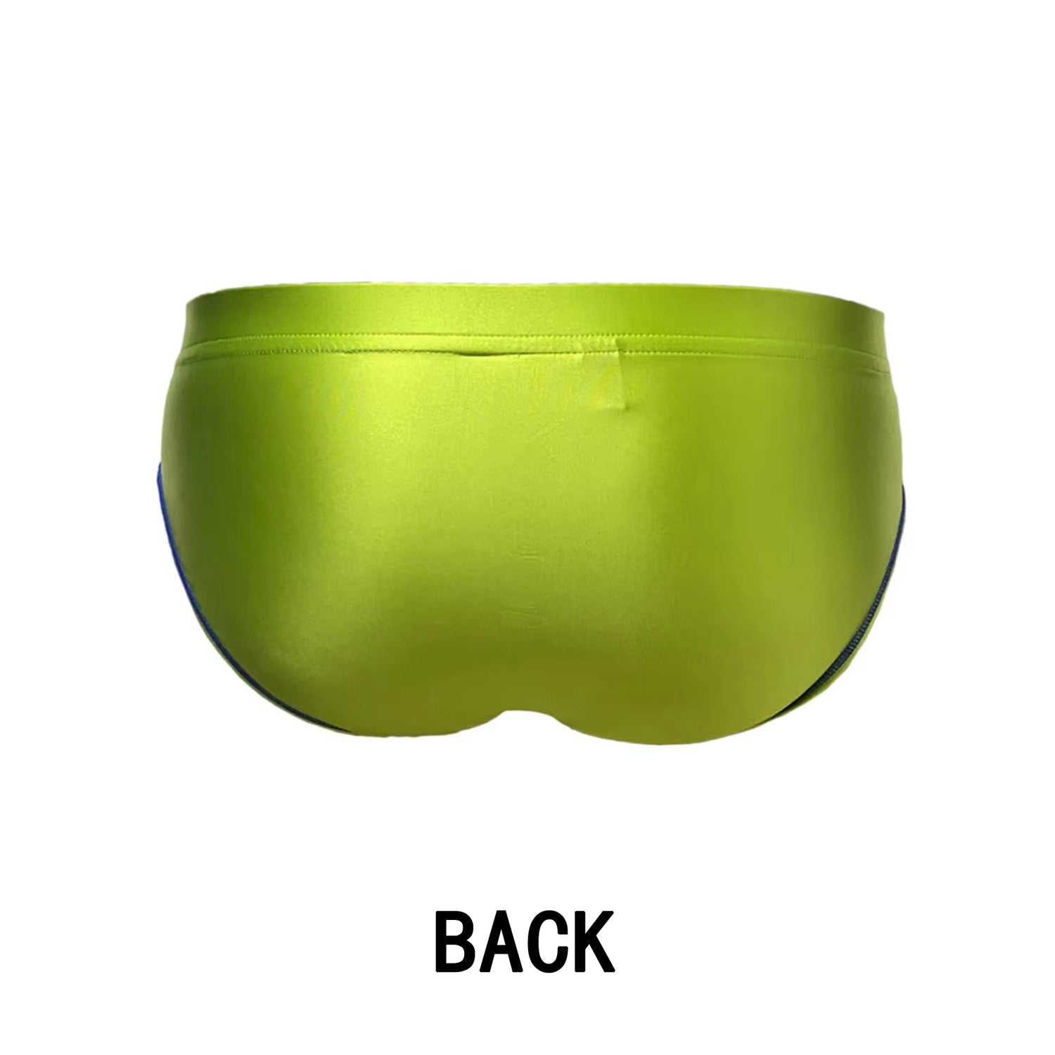 XcloCKNYoung satin glossy men underpants oily shiny solid color shiny breathable sports briefs Silk High elasticity briefs