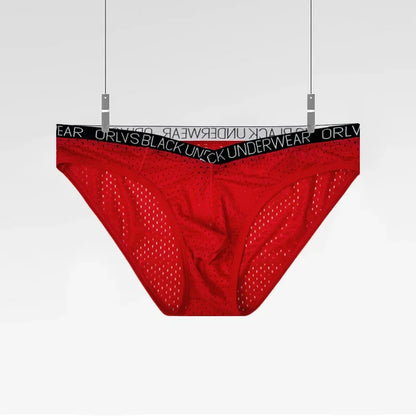New sports fitness briefs, panties, mesh breathable triangle shorts OR6299