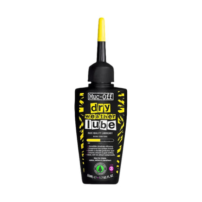 Muc-Off Bicycle Chain Lube 50ML Wet Dry All Weather Wax Formula Smooth Shifting Reduces Friction Road Bike Lubricant
