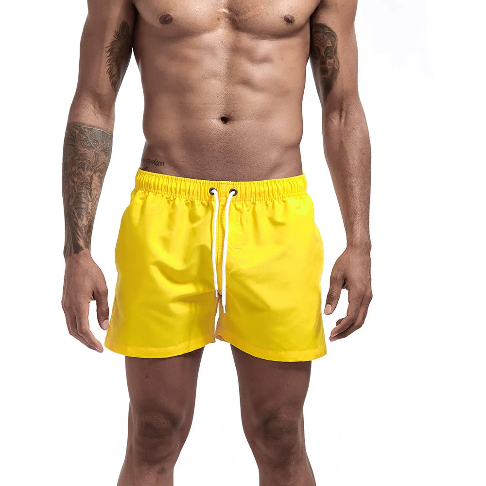 Swimsuits Man 2025 Summer Beach Shorts Mesh Lined Swimwear Board Shorts Male Men&