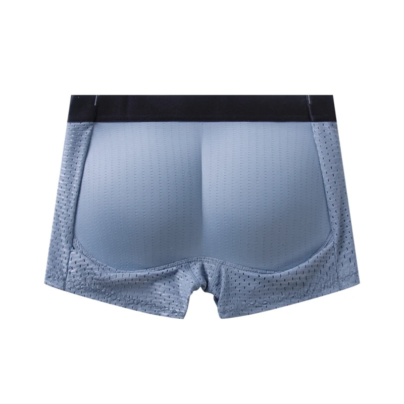 Men Trunks Built-in Fake Butt Hip Lifter Enhancer Shorts Boxer Briefs Padded Underwear Shapewear Underpants Nylon  Breathable