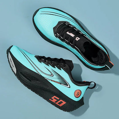 Air cushion running shoes, breathable outdoor sneakers, lightweight sports jogging shoes