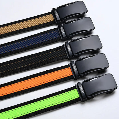 3.5cm Automatic Buckle Belt Jeans Belts For Man Designer Belts Fashion Belts Man Belt Buckle Military Accessories Mens Belt