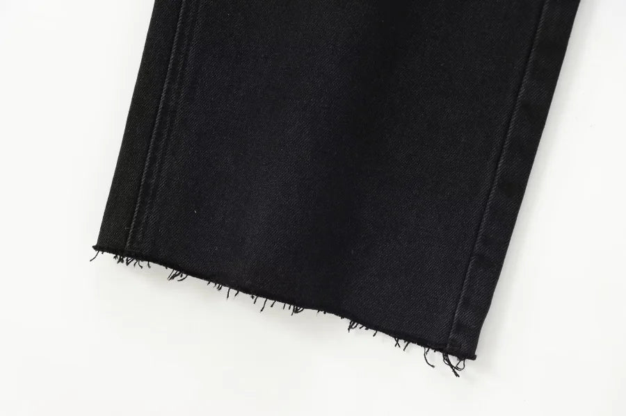ETJ Wide-leg high-waisted jeans  women&