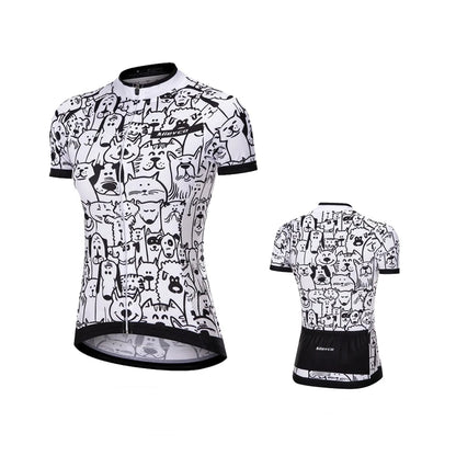 2023 Cycling Jersey Woman Outfits Summer Short Sleeve Clothing Quick Dry Breathable Women&