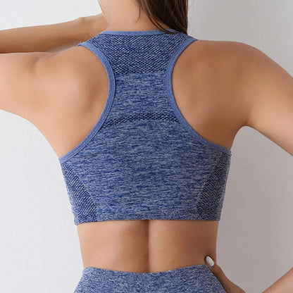 Sports Women Bras Yoga Top Vest High Shockproof Quick-drying Yoga Gym Running Fitness Underwear Ladies Seamless Sportswear