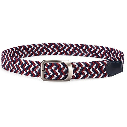 Elastic Stretch Woven Braided Canvas Belt Golf Belt for Women Men Pants Jeans