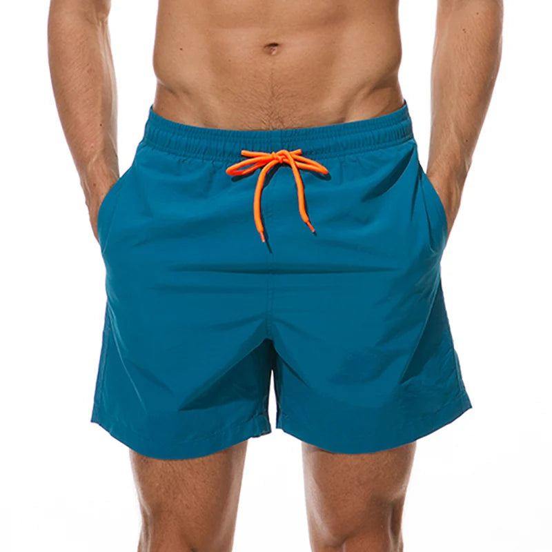 Man Swimwear Swim Shorts Trunks Summer Casual Beach Shorts Swimming Pants Swimsuits Mens Running Sports Surffing Shorts