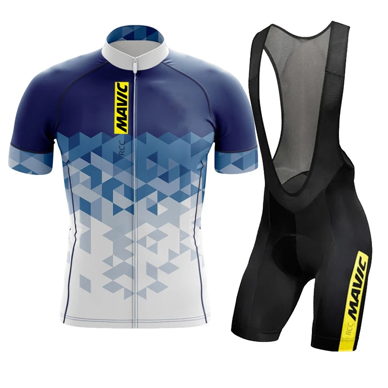RCC MAVIC Pro Team Cycling Jersey Set Cycling Clothing Summer Road Bike Shirts Suit Bicycle Bib Shorts MTB Ropa Ciclismo Maillot