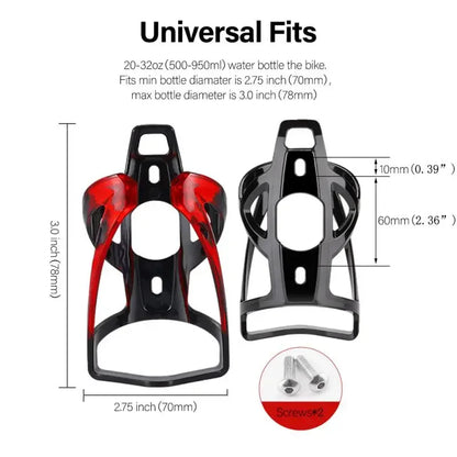 Bicycle Bottle Cages MTB Road Bike Water Bottle Holder Colorful Lightweight Cycling Bike Bottle Mount Rack Bicycle Accessories