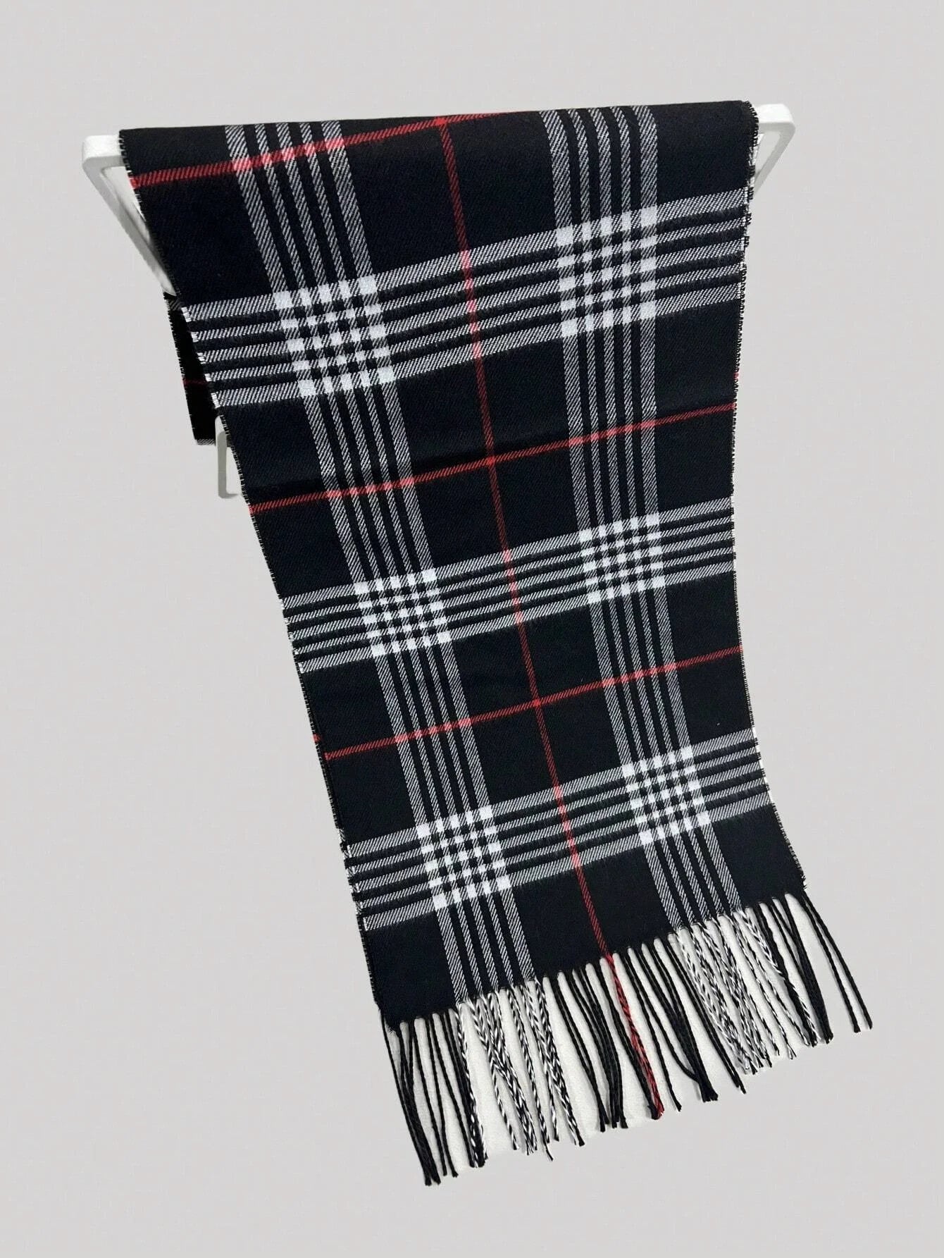Luxury Brand Cashmere Warm Scarf for Women Design Winter Men Shawl Wrap Pashmina 2025Plaid Female Bufanda Echarpe Foulard