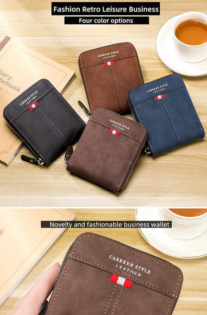 PU leather stitching men&