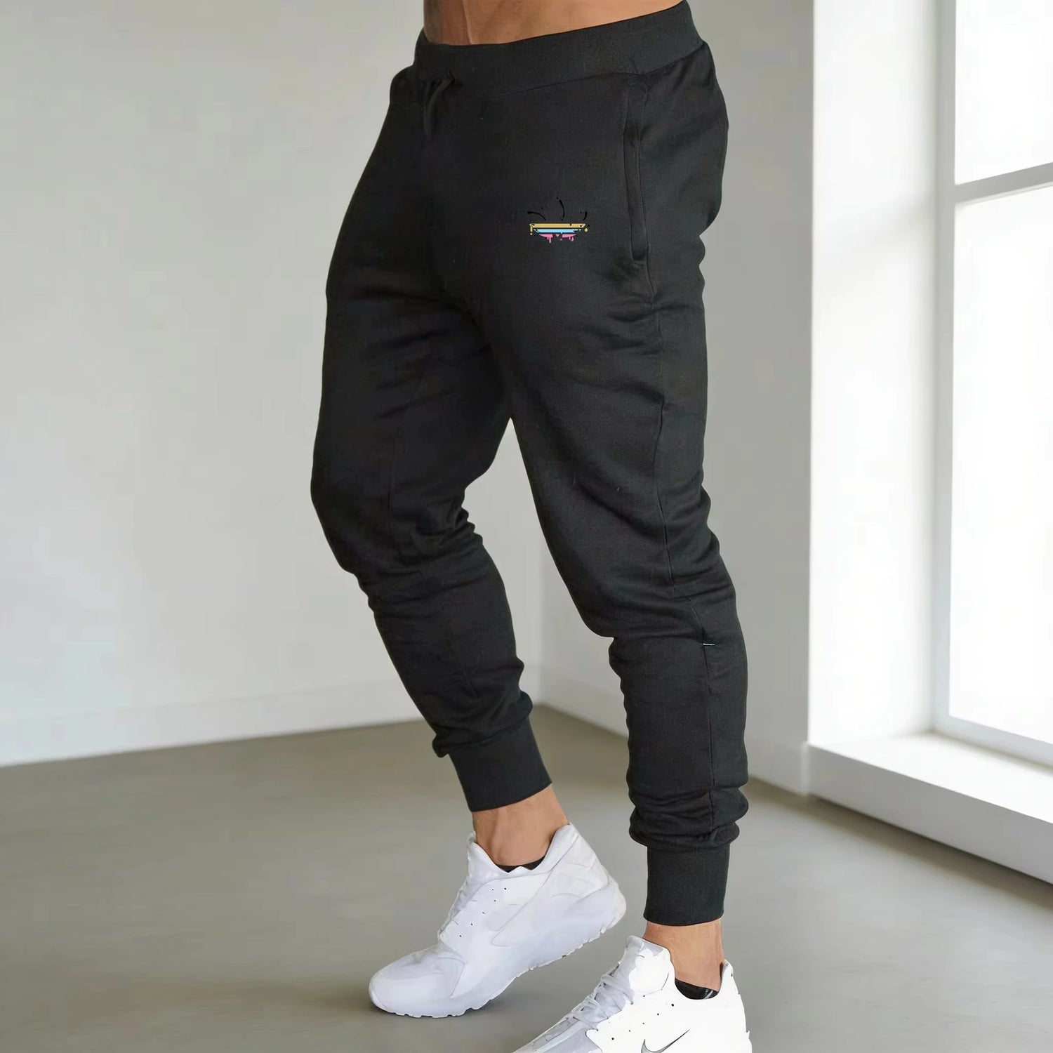 Jogger Sporty Man Pants Fitness Sports Pants Men Black Jogging Pants Men&