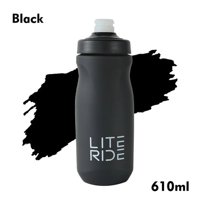 LITERIDE 610ml/710ml Bicycle Bottle MTB Road Bike Water Bottle Outdoor Sports Plastic Portable Large Capacity Drink Cycling
