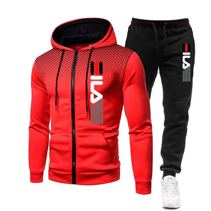 New explosive fashion trend sports suit men&