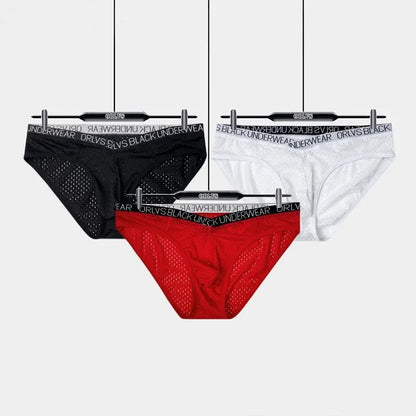 New sports fitness briefs, panties, mesh breathable triangle shorts OR6299