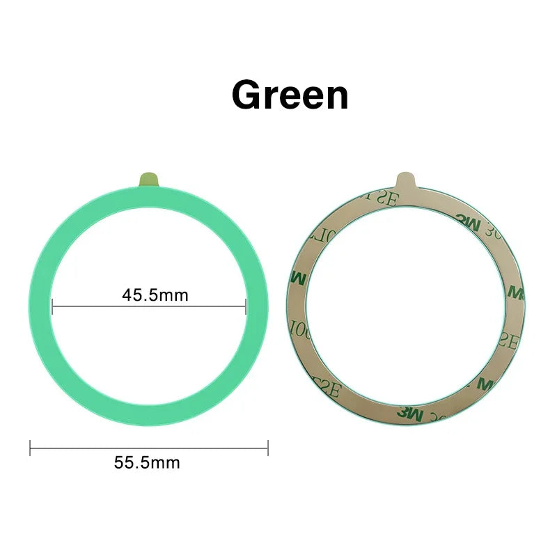 Universal Magnetic Mobile Phone Ring for Magsafe Accessories Metal Sticker Wireless Charger Iron Plate Sheet for iPhone 12 13 14