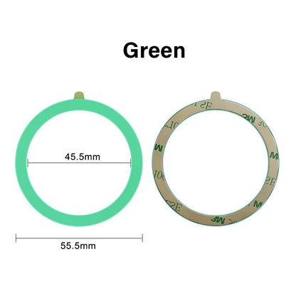 Universal Magnetic Mobile Phone Ring for Magsafe Accessories Metal Sticker Wireless Charger Iron Plate Sheet for iPhone 12 13 14