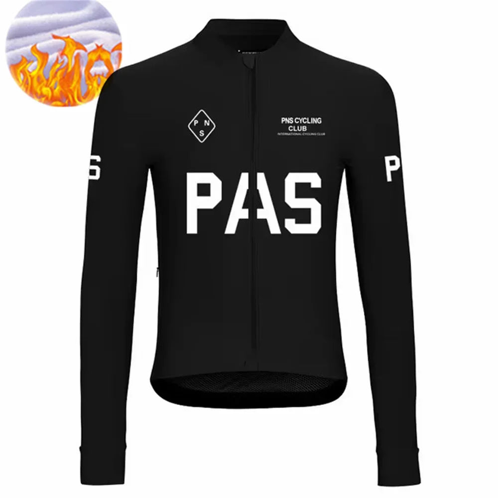 2024 Cycling Jersey Long Sleeve Thermal Fleece Men Winter Warm MTB Road Bike Clothing Windbreaker Jersey Maílllot Ciclismo Hombr