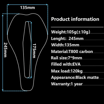 Riding trail  Saddle  Carbon saddle Hollow Comfortable Breathable Road bike saddle MTB  Bicycle  seat Cycling Saddles