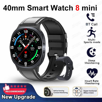 2026 New Watches 8 Mini GPS Track Smart Watch For Men Women Health Sport AMOLED Heart Rate Bluetooth Call Waterproof Smartwatch