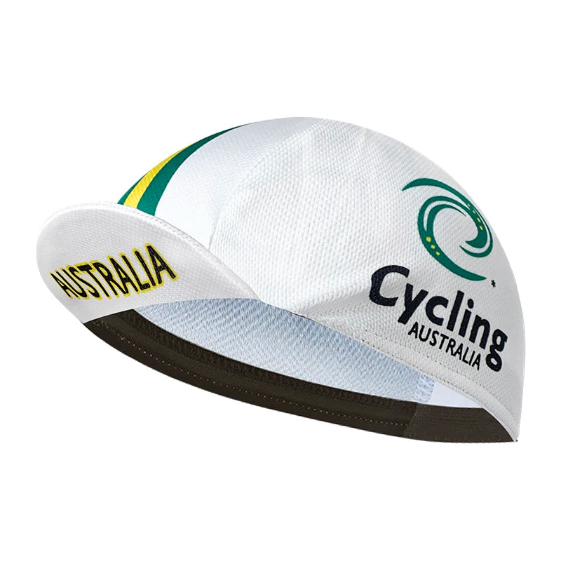 Classic cycling cap, multi-colored, flag, polyester sweat absorbent, neutral, popular