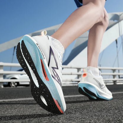 Running Shoes Carbon Board Speciality Marathon Men Sports Breathable Lightweight Women&