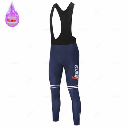 2026 Lidl Team Winter Thermal Fleece Cycling Jersey Set Sports Bike Suit Mountian Bicycle Clothing Ropa Ciclismo Invierno Hombre