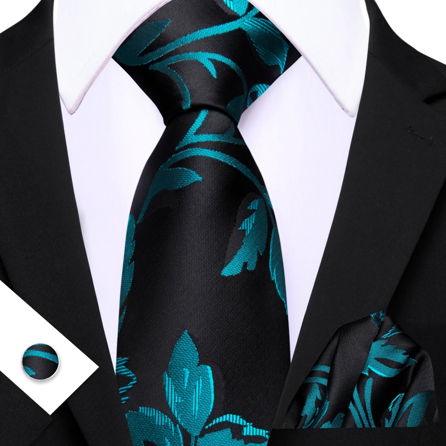 Barry.Wang Jacquard Water Duck Blue Men&
