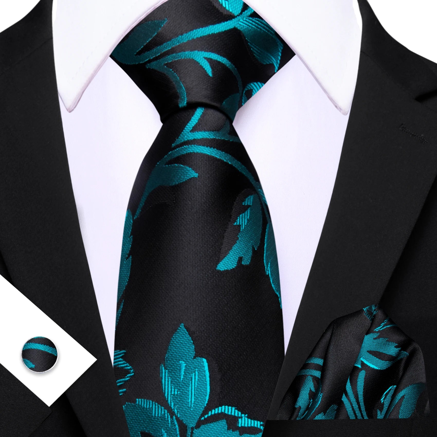 Barry.Wang Jacquard Water Duck Blue Men&
